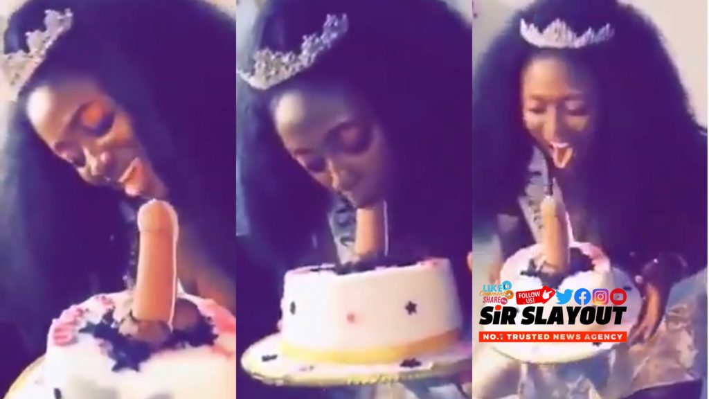 Video Of Birthday Lady Su King A D K Shaped Cake Goes Viral